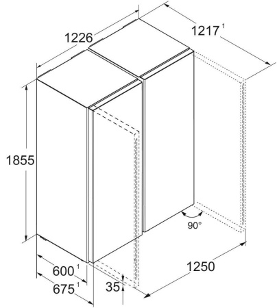 Холодильник комбинированный Liebherr XRFsf 5220-22 001