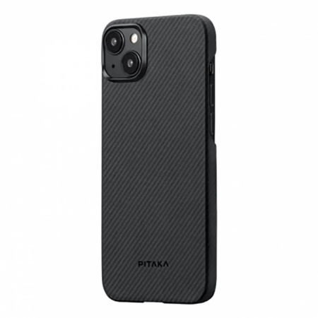 Чехол для телефона PITAKA MagEZ Case 4 для iPhone 15 Plus KI1501MA, Black/Grey Twill