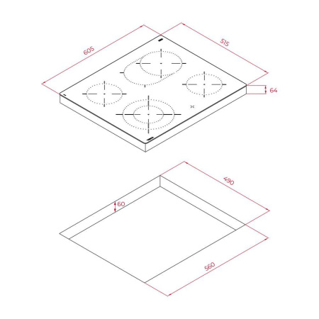 Электрическая варочная панель Teka TTB 64320 TTC BLACK