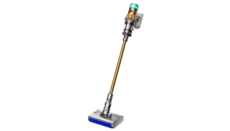 Ручной аккумуляторный пылесос Dyson V12s SV46 Detect Slim Submarine, Gold/Gold