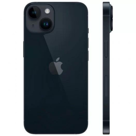 Смартфон Apple iPhone 14 SIM+eSIM 256 ГБ, чёрный