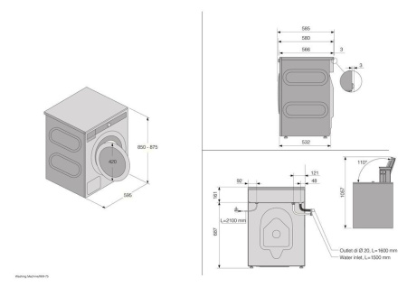 Стиральная машина Asko W 4086 C.W/3