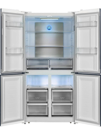 Холодильник комбинированный HIBERG RFQ-500DX NFGW inverter