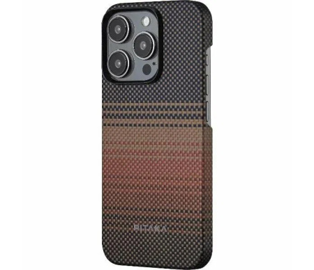 Чехол для телефона PITAKA Fusion Weaving MagEZ Case 5 для iPhone 15 Pro KI1501SU, Sunset