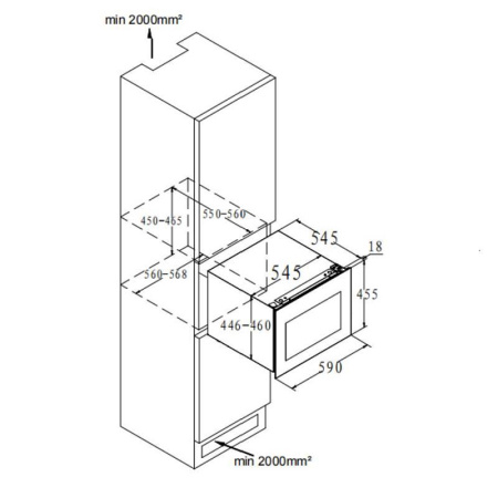 Винный шкаф Korting KFW 501 SL GN
