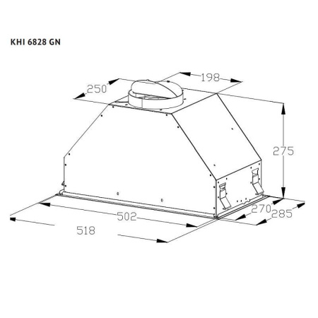 Вытяжка Korting KHI 6828 GN