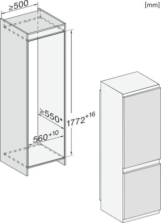 Холодильник комбинированный Miele KFN 7733 E