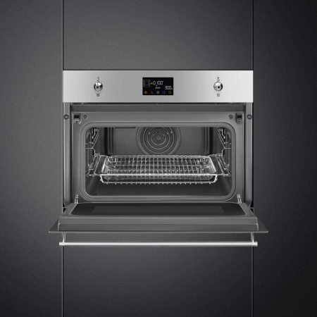 Духовой шкаф с СВЧ SMEG SO4302M1X