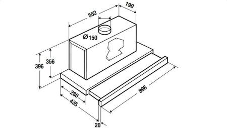 Вытяжка Kuppersbusch DEF 9550.0 E