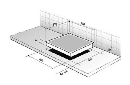 Индукционная варочная панель De Dietrich DPI7654B