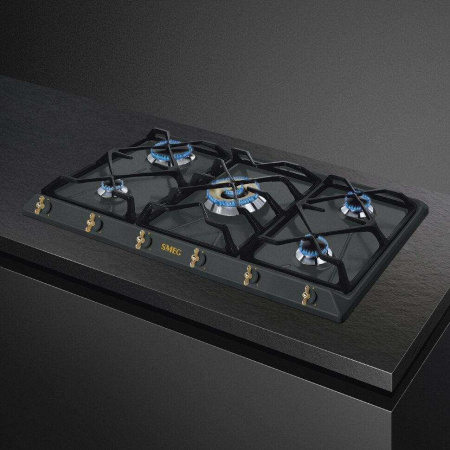 Газовая варочная панель SMEG SRV896AOGH