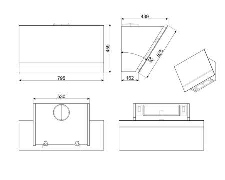 Вытяжка SMEG KV28N