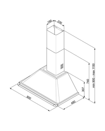 Вытяжка SMEG KTR90XE