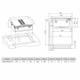 Индукционная варочная панель с вытяжкой Korting HIBH 68980 NB