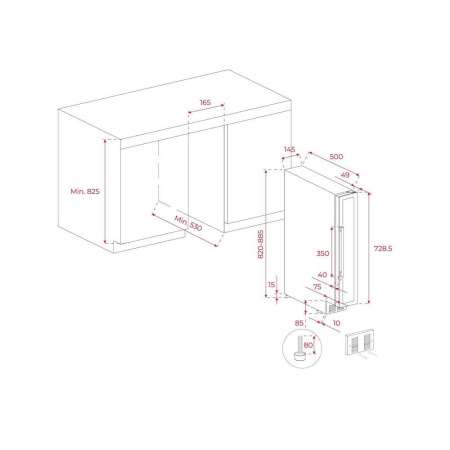 Винный шкаф Teka RVU 10008