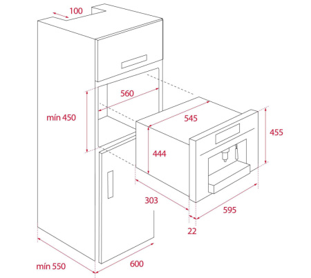 Кофемашина зерновая Teka CLC 835 MC WHITE-SS