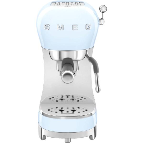 Рожковая кофеварка Smeg ECF02PBEU пастельный голубой