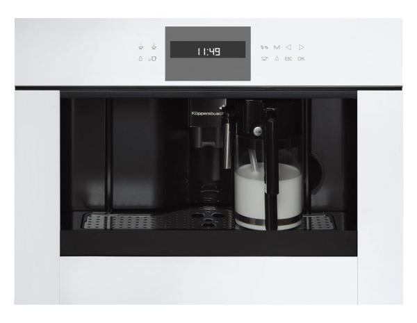 Кофемашина Kuppersbusch CKV 6550.0 W белое стекло