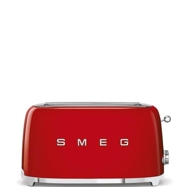 Тостер на 4 ломтика Smeg TSF02RDEU