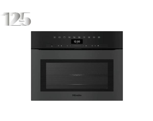 Духовой шкаф с СВЧ Miele H7440BMX 125 Gala Edition OBSW matt черный обсидиан матовый