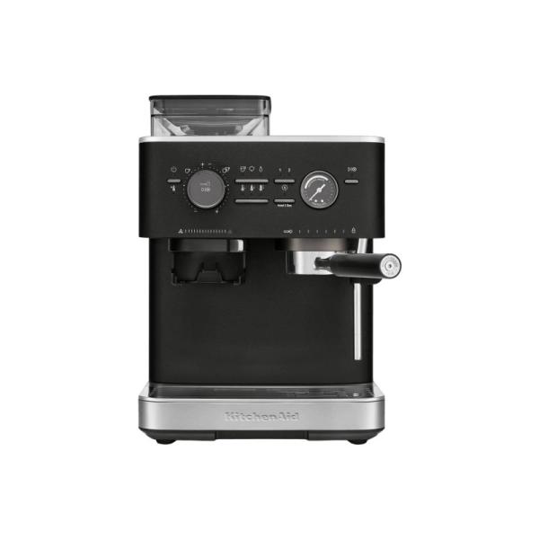 Полуавтоматическая кофемашина KitchenAid 5KES6551EBK чёрный чугун