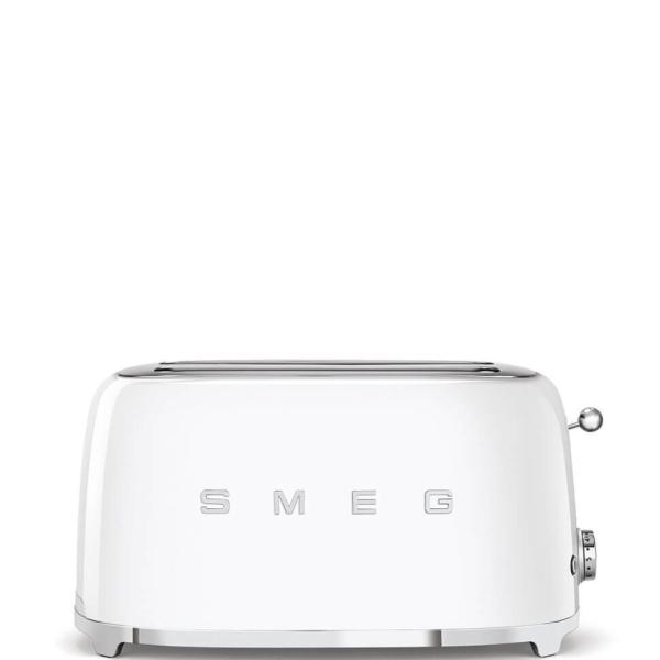 Тостер на 4 ломтика Smeg TSF02WHEU