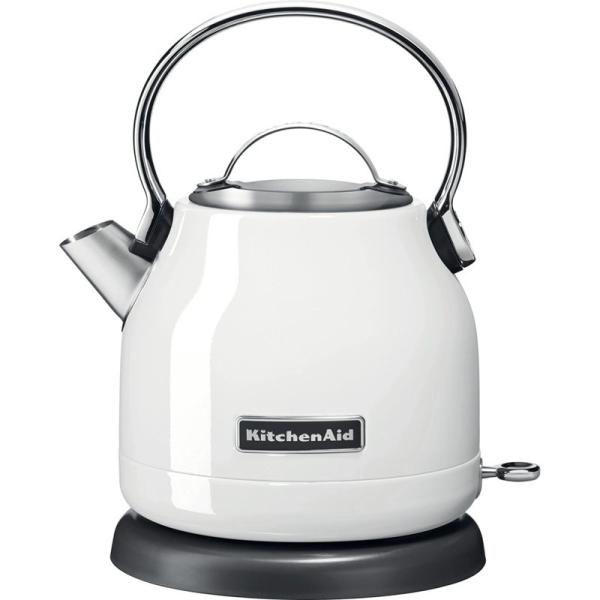 Электрический чайник KitchenAid 5KEK1222EWH Classic, 1.25 л, белый