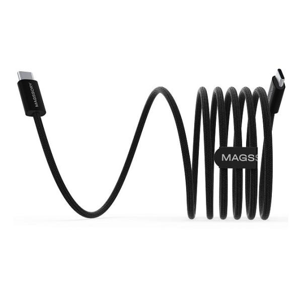 Кабель Magssory Line C 60W 2.4 m USB-C Cable (черный)