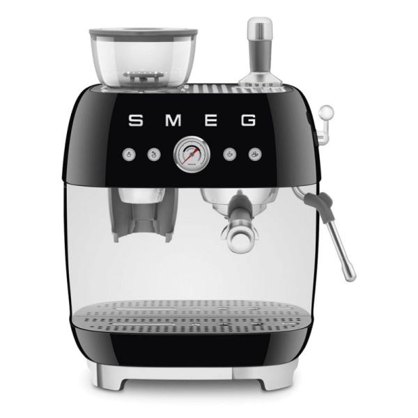Кофемашина-эспрессо со встроенной кофемолкой SMEG EGF03BLEU черный